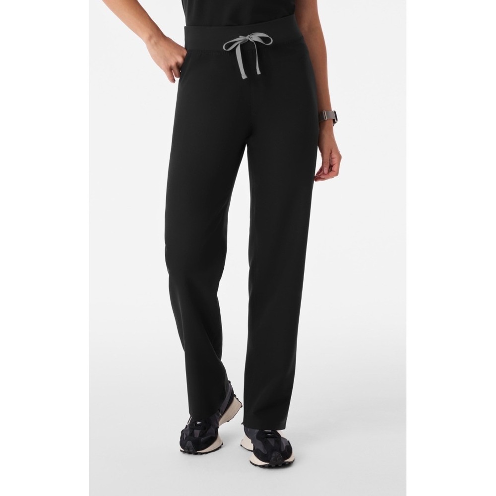 FIGS Technical Collection Black Scrub Pants Women Small Lot of 2 Drawstring